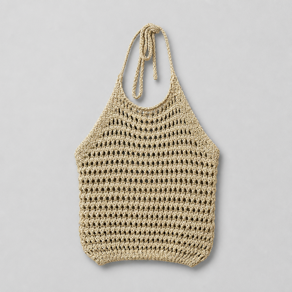 Top Lamè Crochet