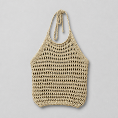 Top Lamè Crochet