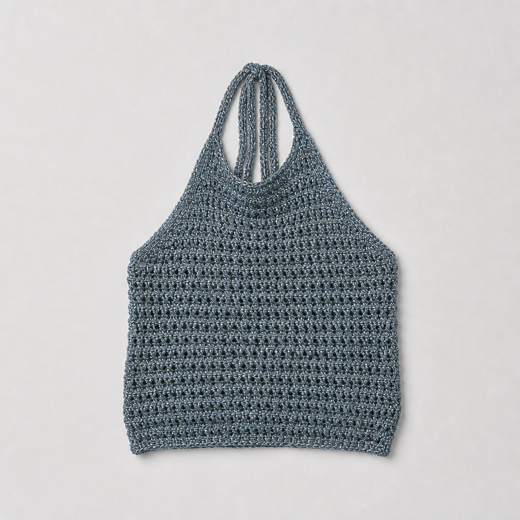 Top Lamè Crochet
