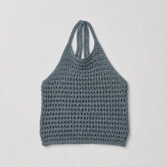 Top Lamè Crochet