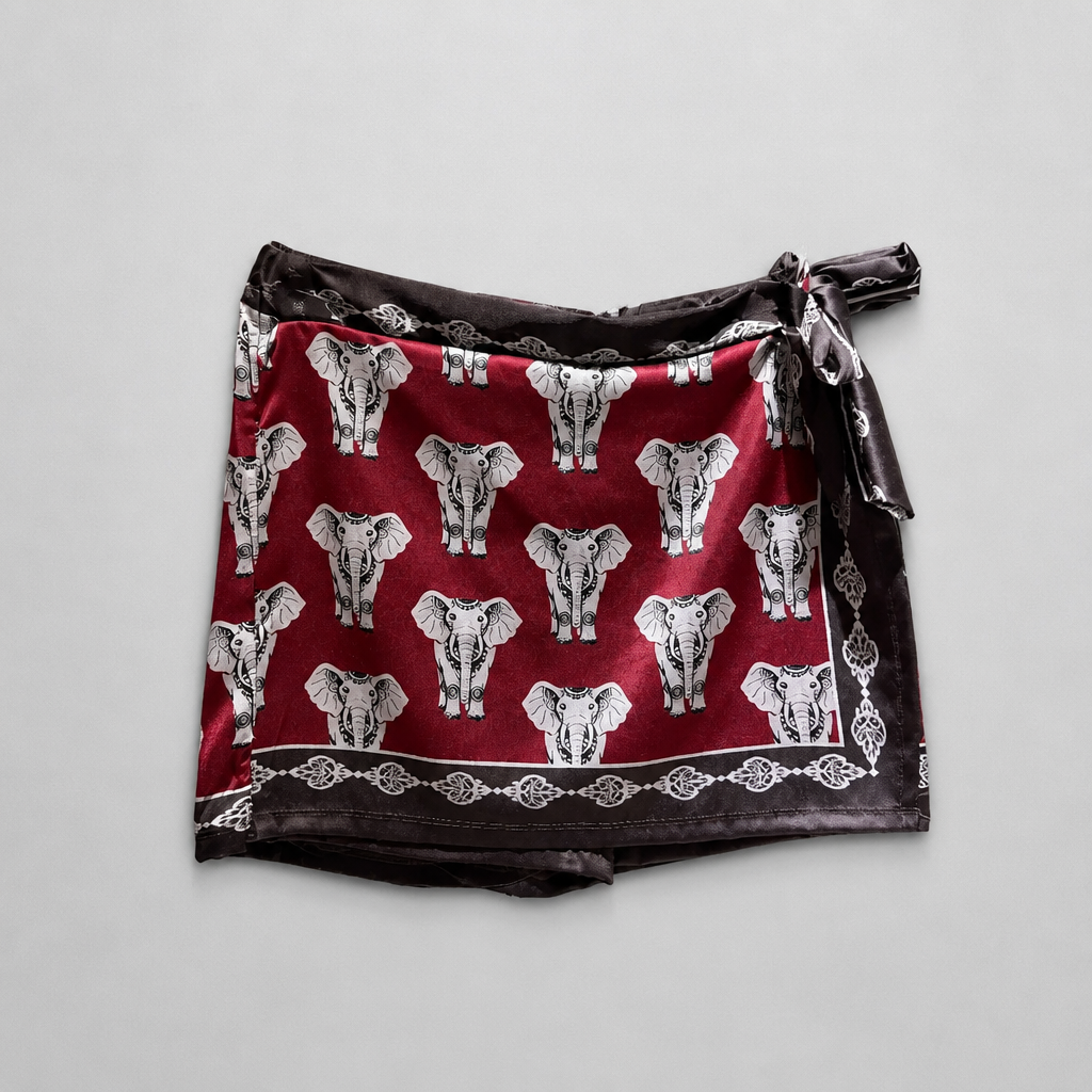 Short/Pareo Elefanti