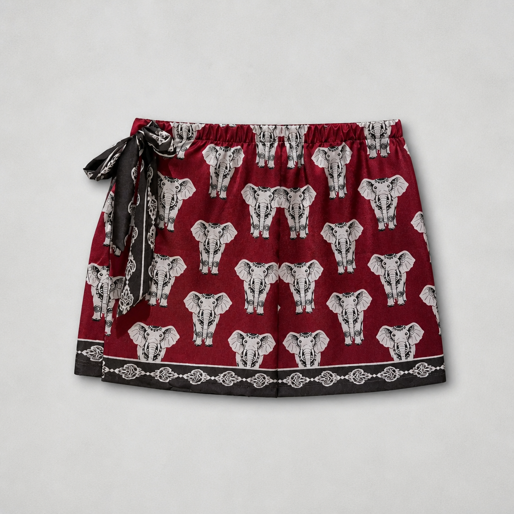 Short/Pareo Elefanti