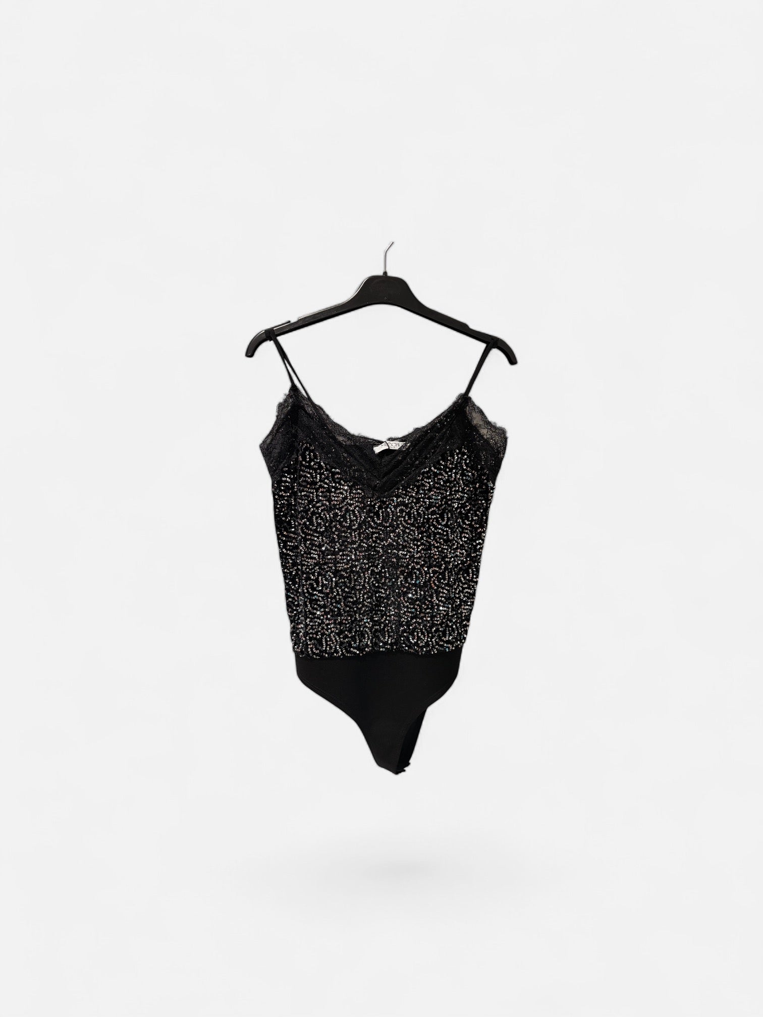 Body Paillettes e Pizzo