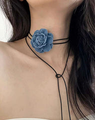 Choker Denim Chiaro