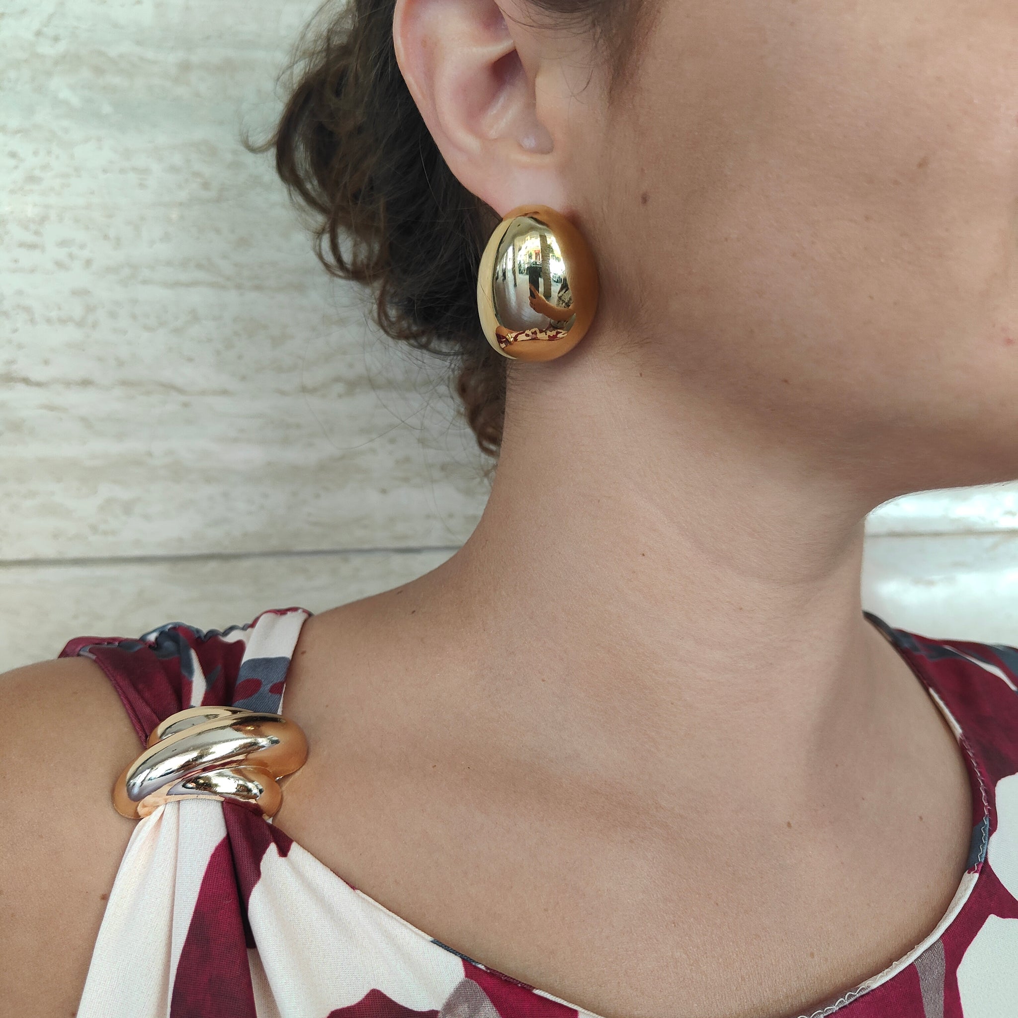 Orecchini Ambra Gold