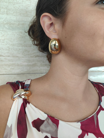 Orecchini Ambra Gold