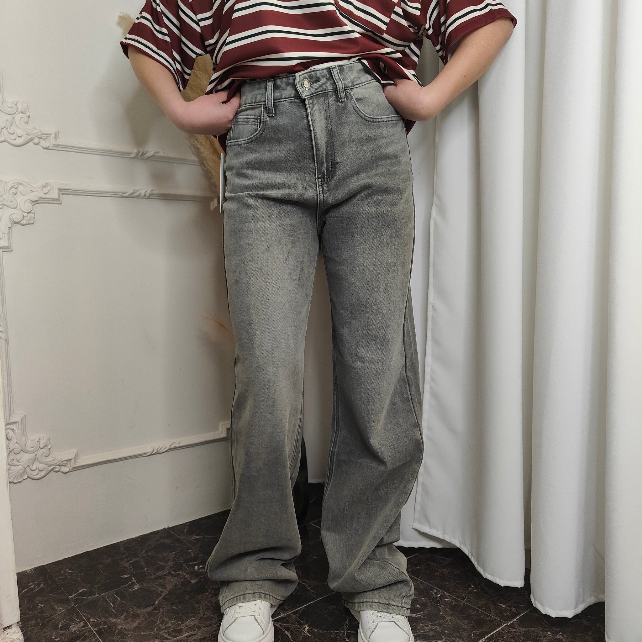 Jeans Wide Sabbiato