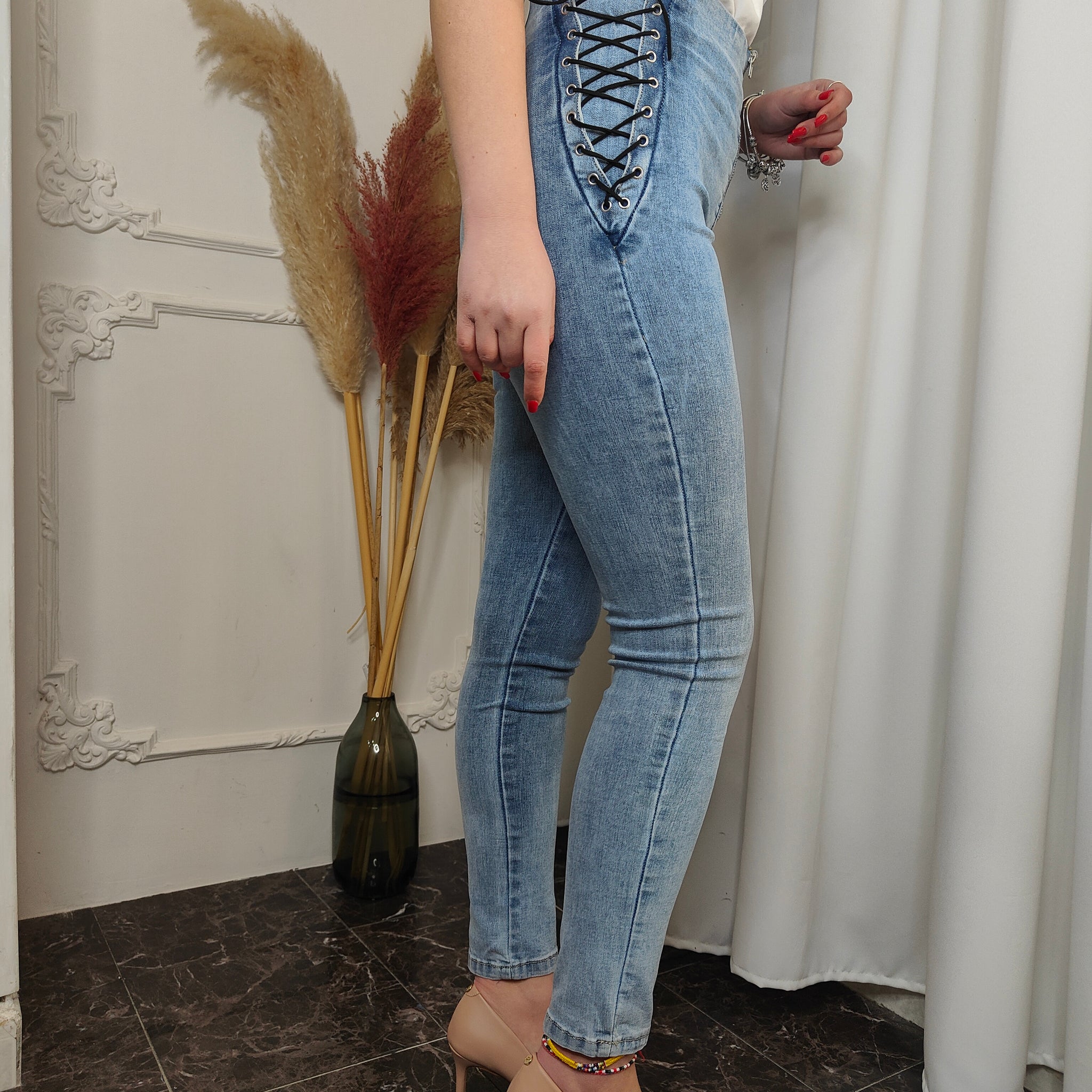 Jeans Stringhe