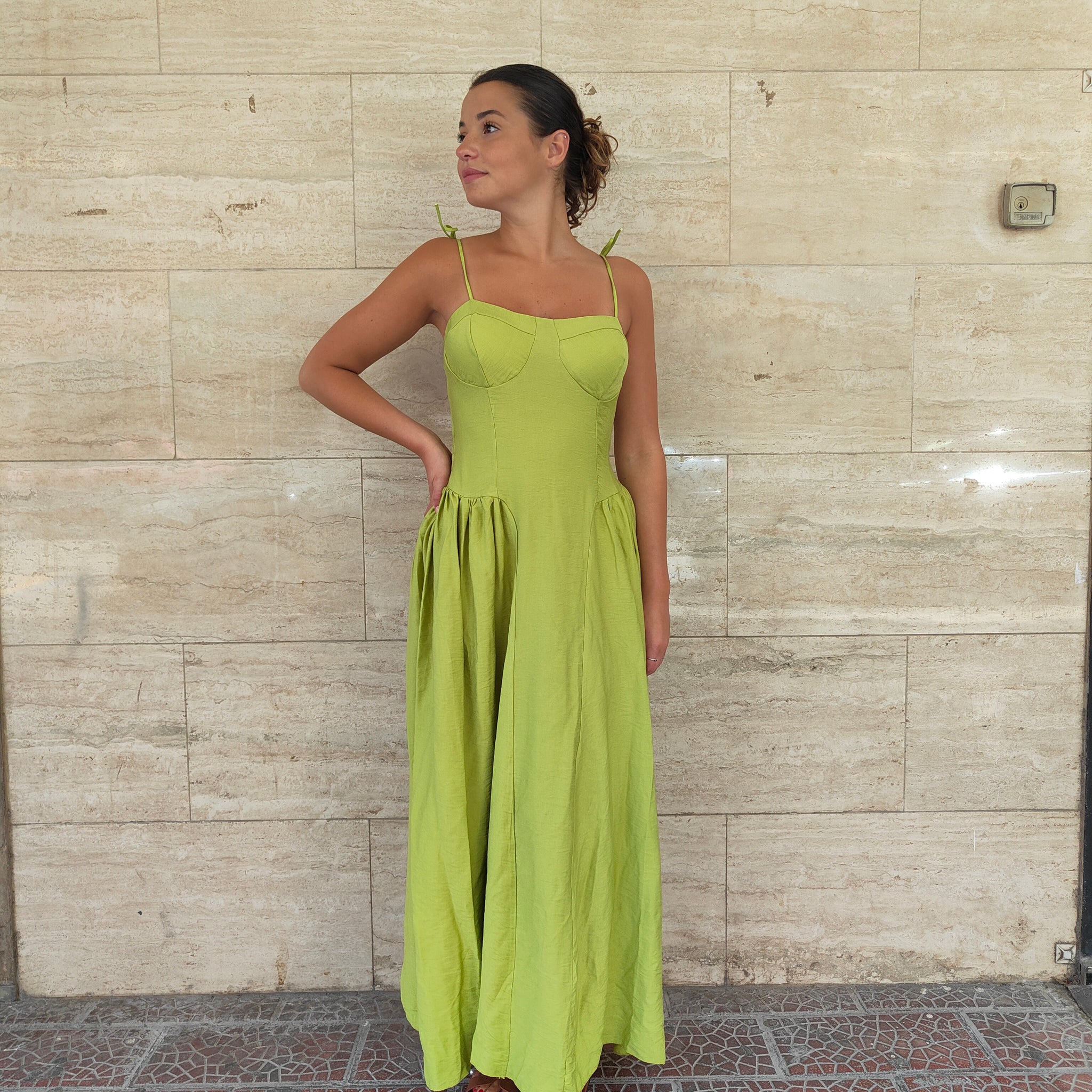 Abito Camilla Lime