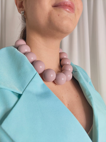 Collana Buble Malva