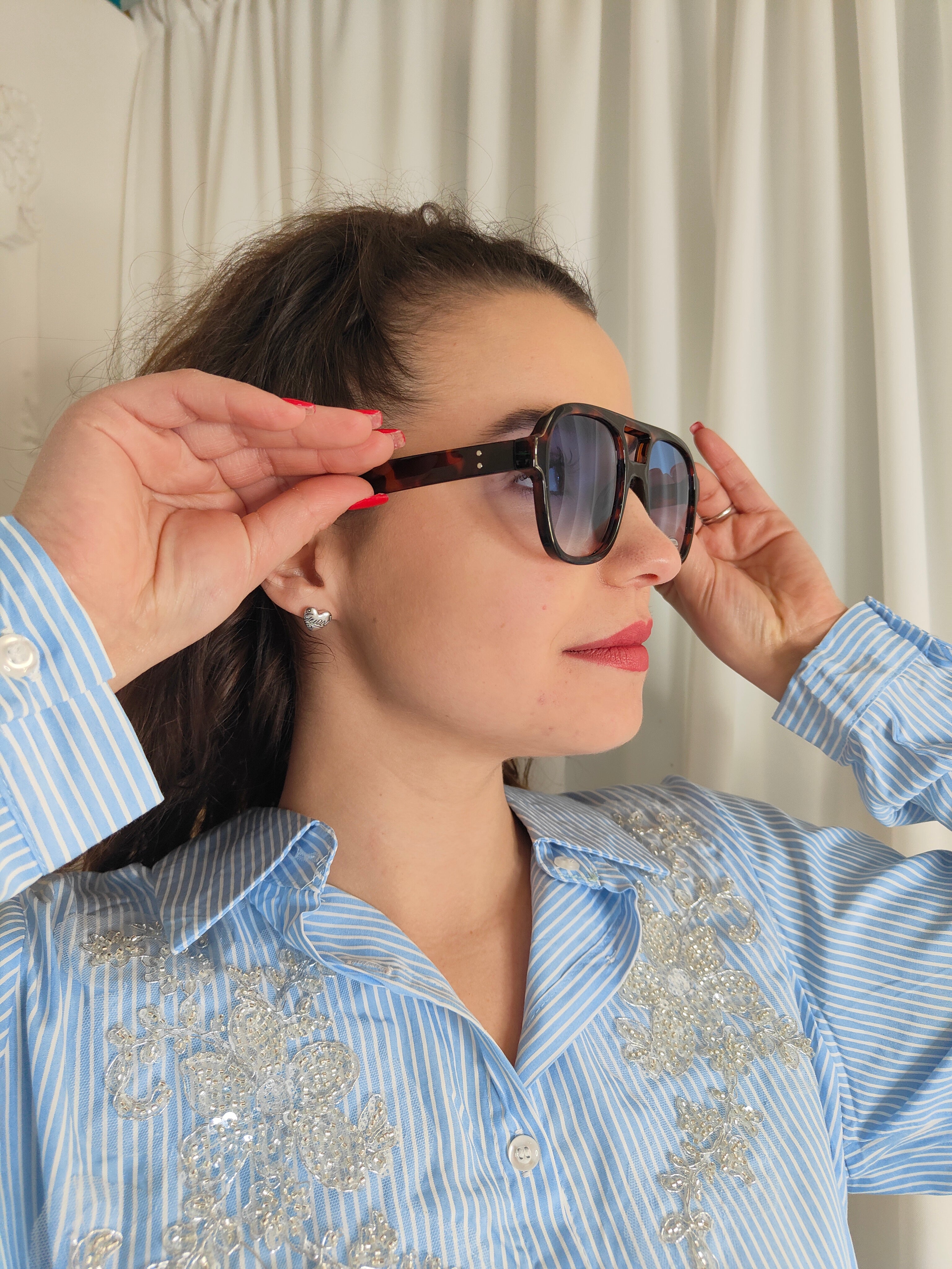 Sunglasses Zurigo Lente Azzurro