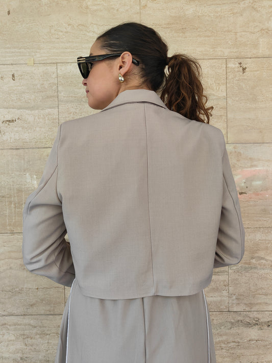 Bolerino Cropped Tortora