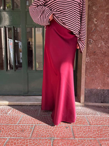 Gonna sirena bordeaux