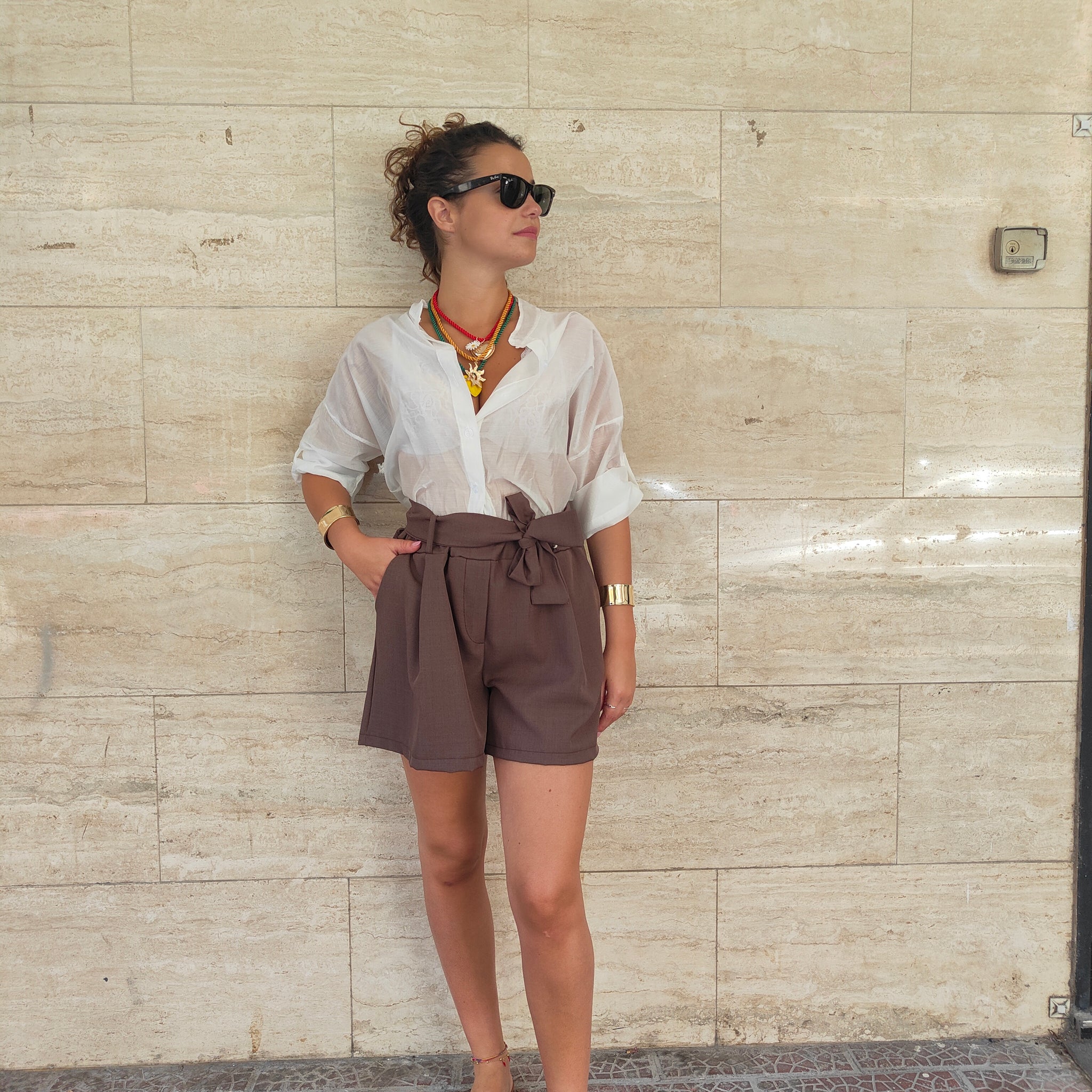 Pantaloncino Basic Moka