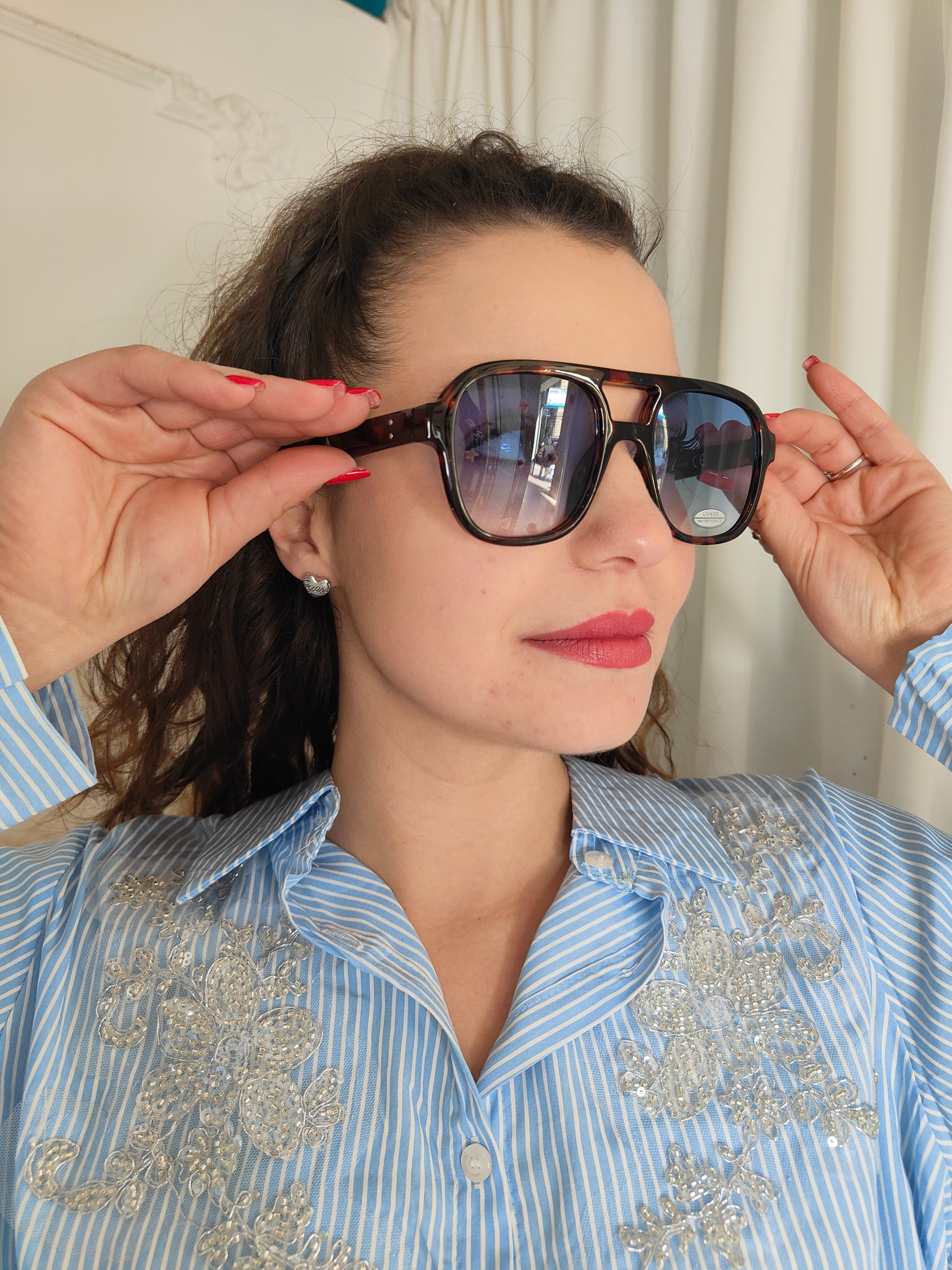 Sunglasses Zurigo Lente Azzurro