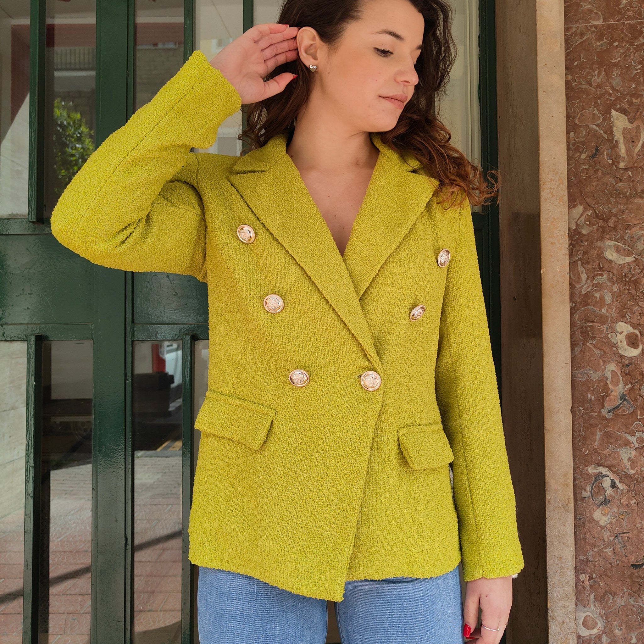 Giacca Taylor Lime