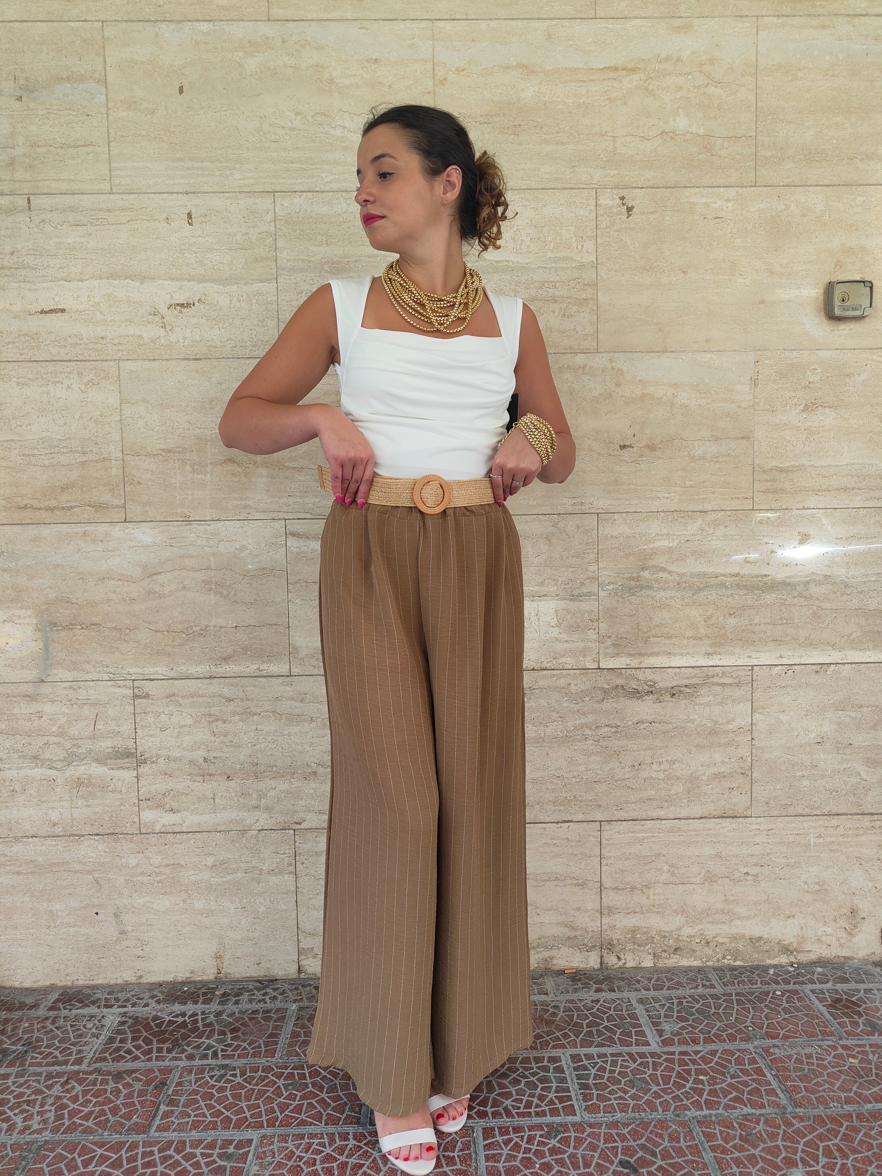 Tailleur Gessy Nocciola