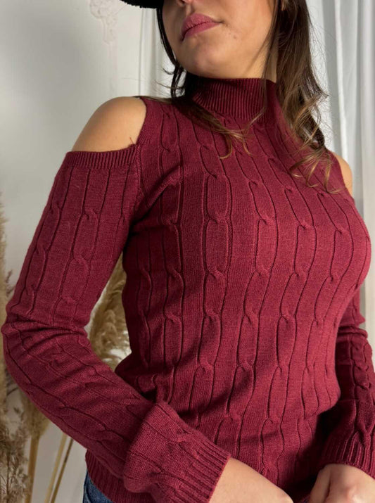 Pull Adrix Bordeaux