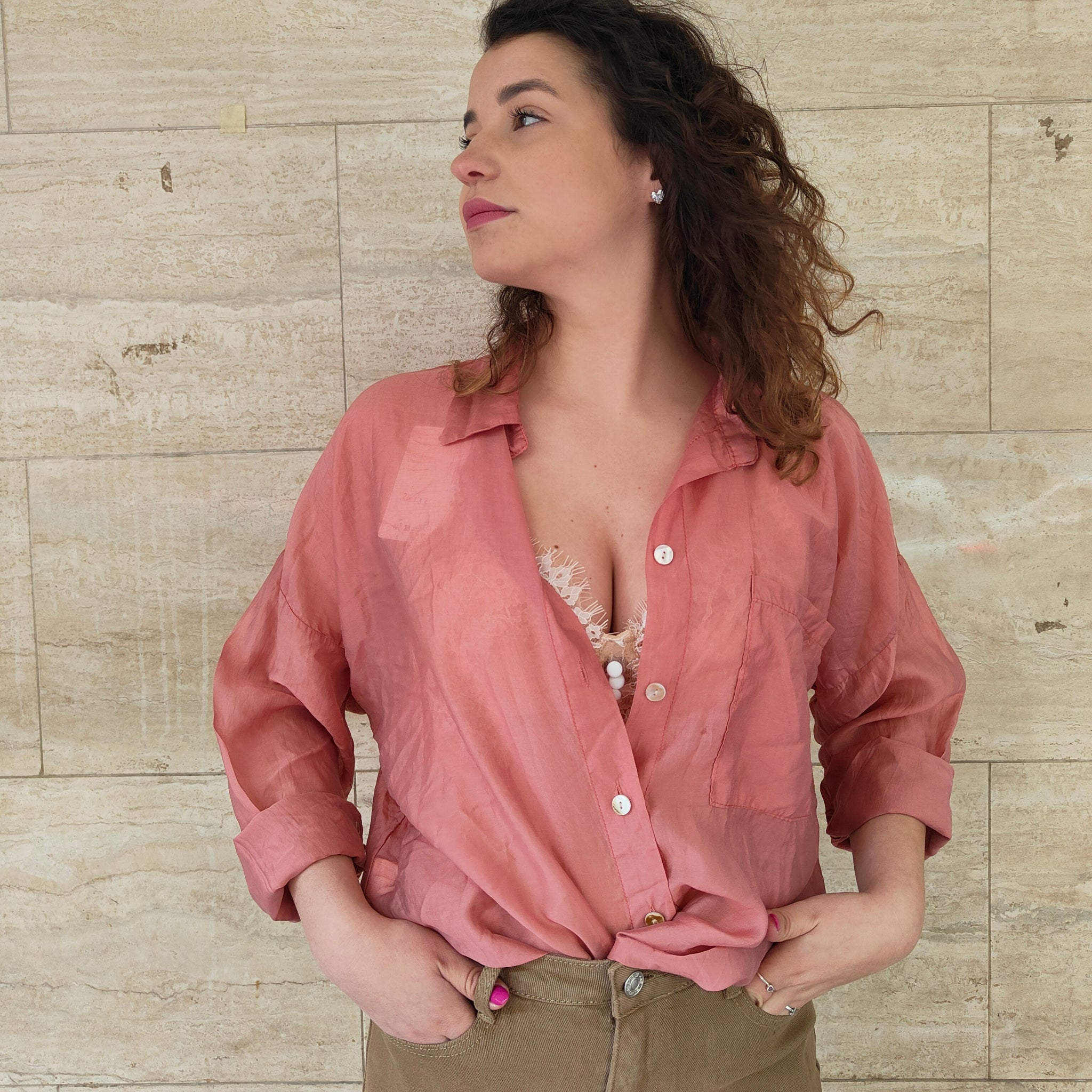 Camicione Fenice Albicocca