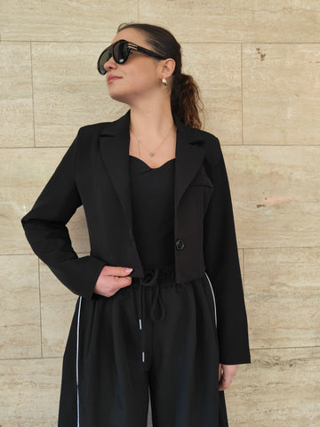 Bolerino Cropped Nero