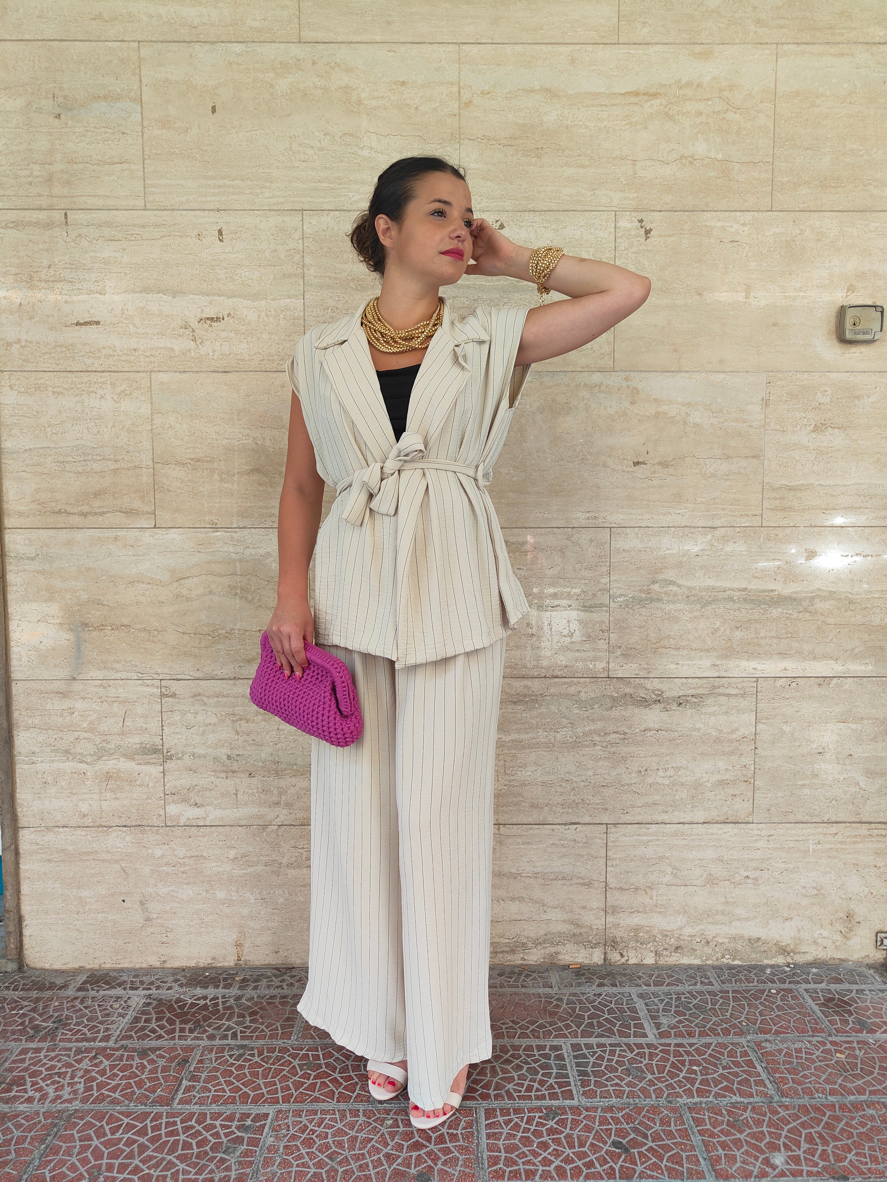 Tailleur Gessy Panna