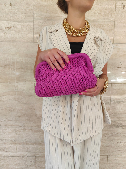 Pochette Crochet Ciclamino