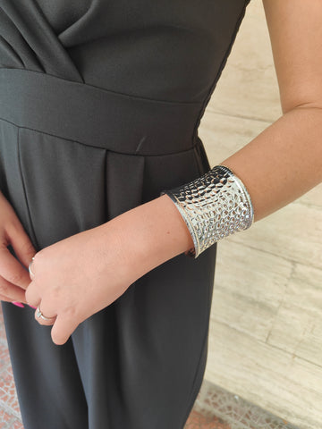 Bracciale Martellato Silver