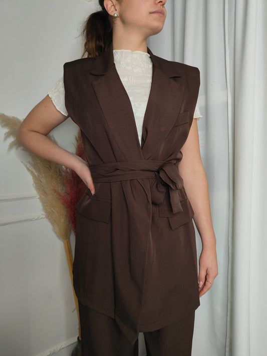 Tailleur Lorena Cacao