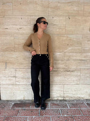 Maglia Cropped Frou Low