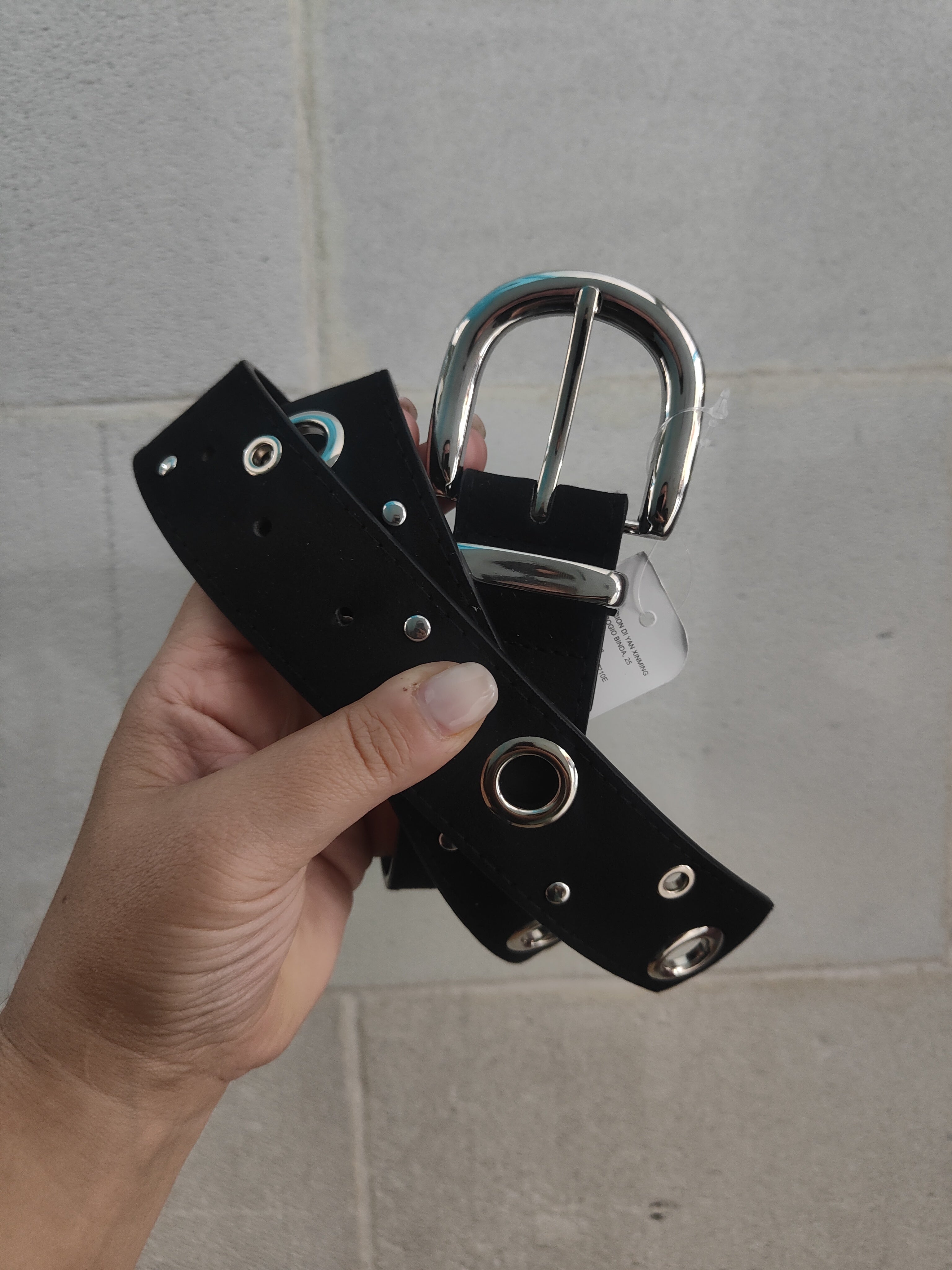 Cinturone Wolly Silver