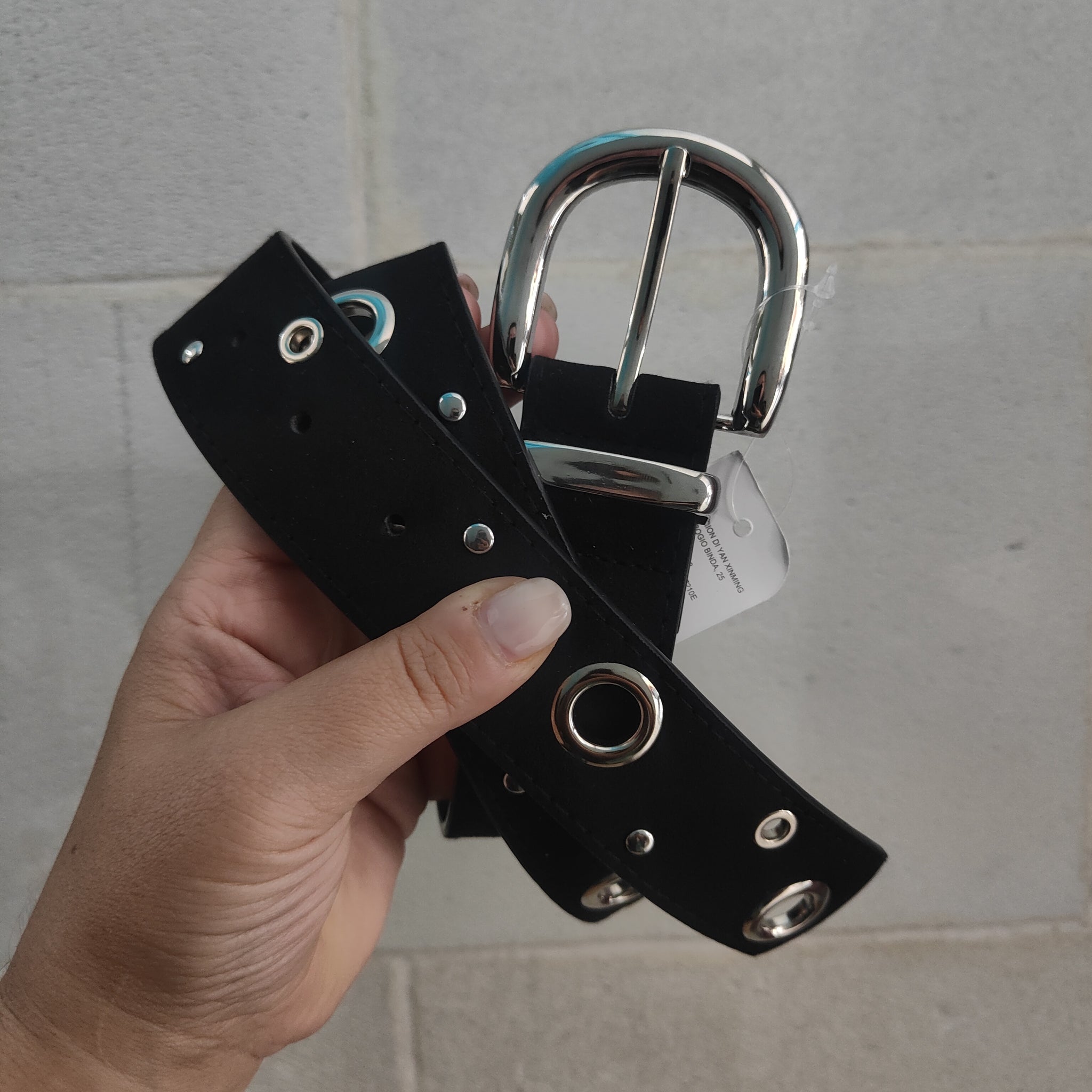 Cinturone Wolly Silver