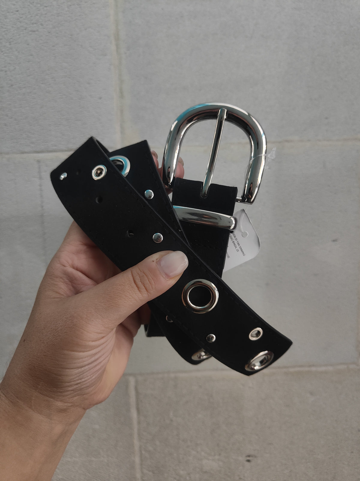 Cinturone Wolly Silver