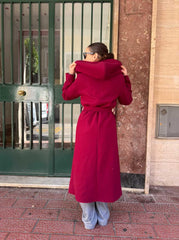 Cappotto Ginevra Bordeaux