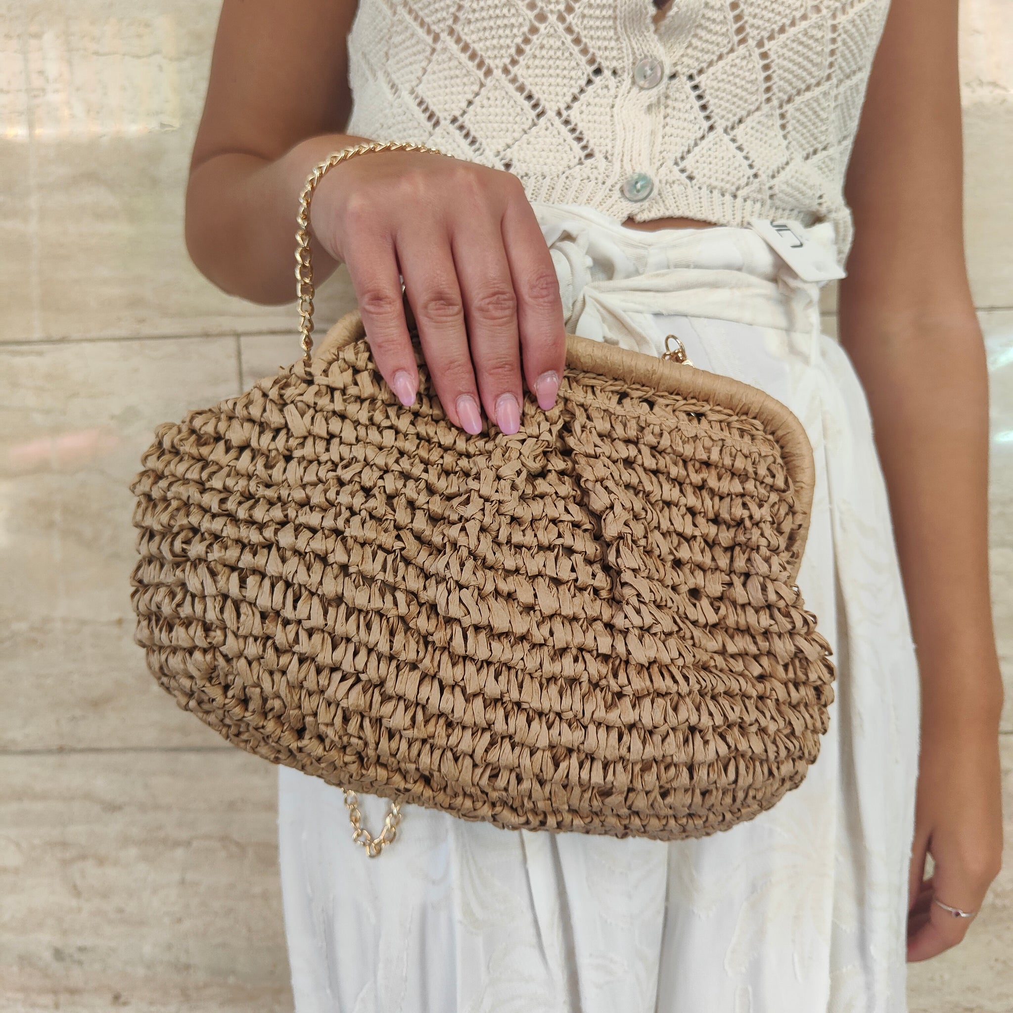 Pochette Rafia