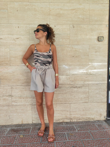 Pantaloncino Basic Écru